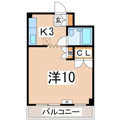 郡山駅 バス20分  富田中学校下車：停歩1分 2階の物件間取画像